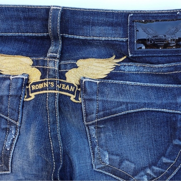 New Women's ROBIN'S JEAN Bardot Straight Leg Jeans - Picture 6 of 6